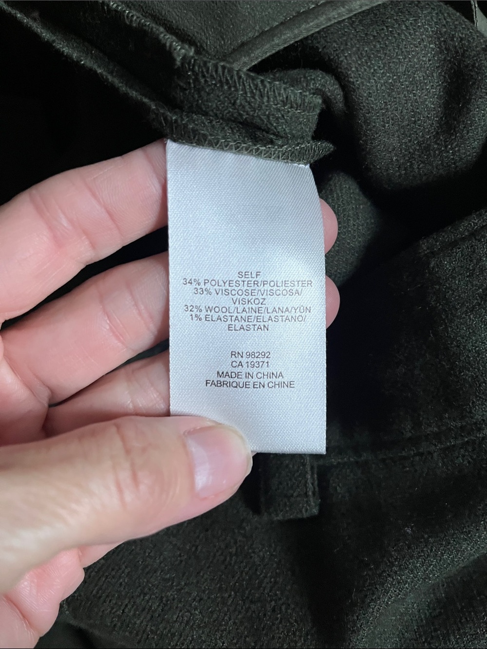 TIBI 8 Forest Green Wool Straight Leg Trousers - Picture 6 of 8